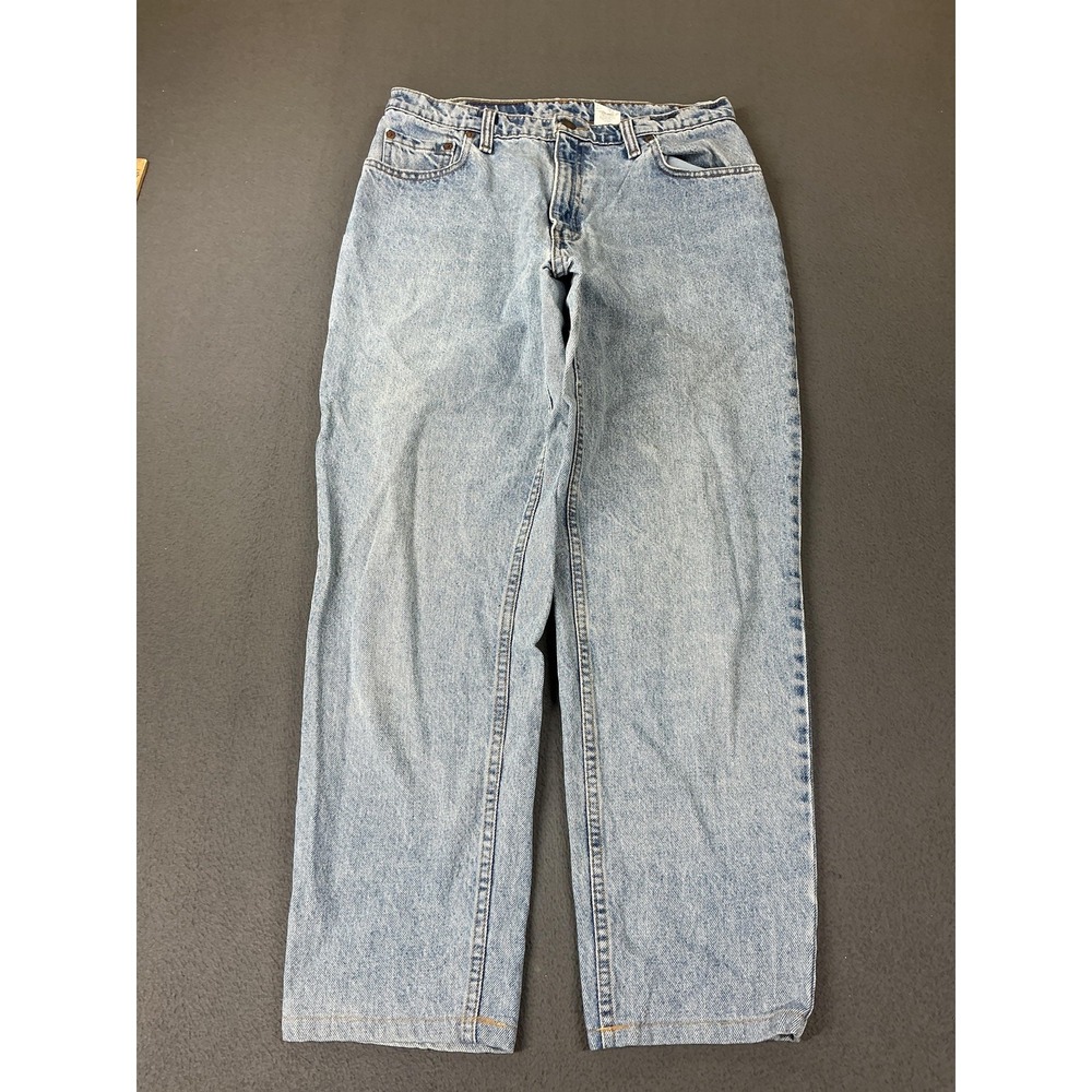 Levi's 550 Relaxed Fit Tapered Leg Jeans Juniors 13 Blue High Rise Canada‎ Y2K